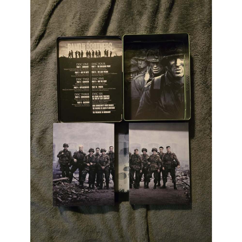 Band of Brothers DVD 6 Disc Set Collectible Tin - Tom Hanks & Steven Spielberg - Picture 2 of 7